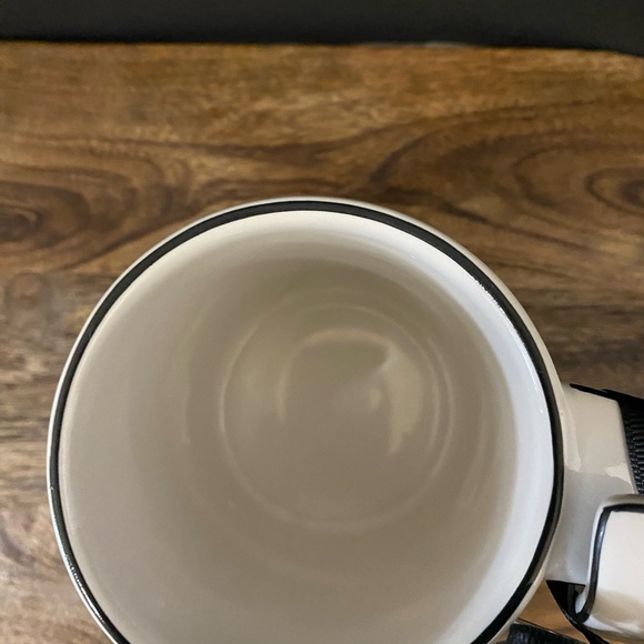 Rae Dunn White 'Enjoy' Mug with Spoon - Picture 5 of 5